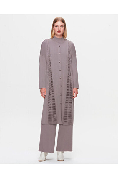 MISS DALIDA T25K-9016 Bekletme Detaylı Hırka SCURE-MİNK