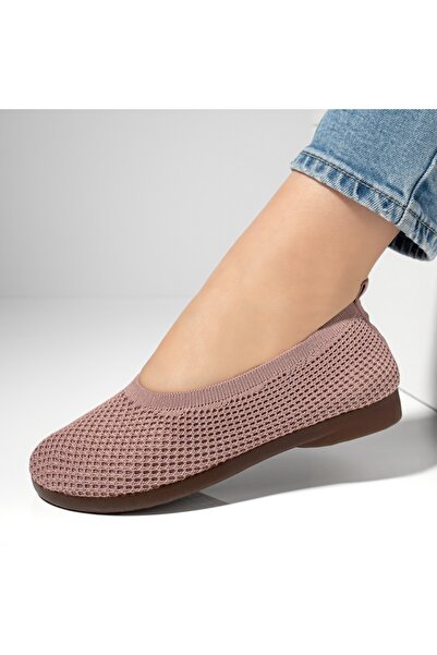 BMoD Women's pink fabric flat-soled espadrilles MOD13064