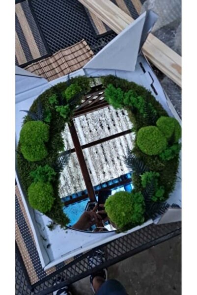 Narium Oglinda din licheni Ø 50cm