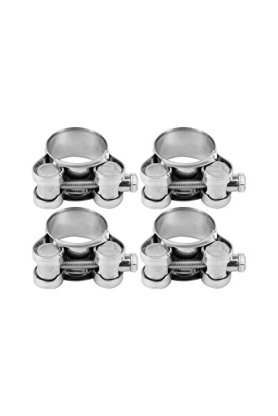 Vorel Set of 4 galvanized clamps with screw 23-25/18mm 73789