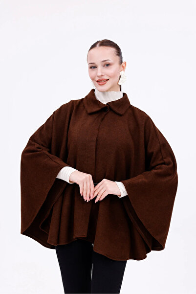 beeke Kless Women's Standard Size Medium Length Belted Cashmere Poncho 2025 New Season