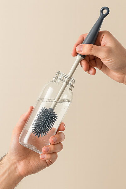 Emofom Silicone Bottle Cleaning Brush Baby Bottle Brush 30 cm