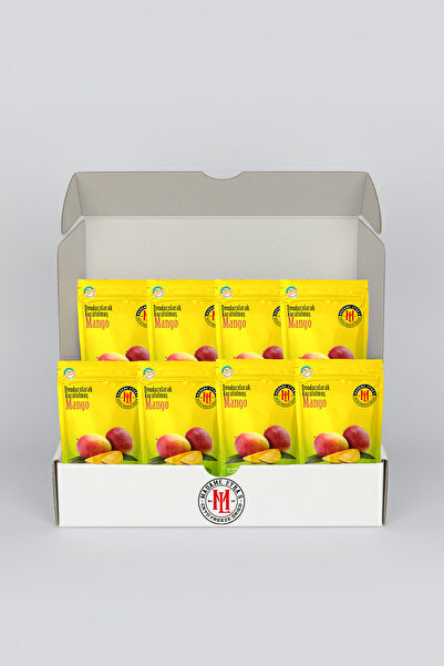Madame Lyras Mango Dilimleri 8'li Kutu Freeze Dried (Dondurularak Kurutulmuş) Meyve Cipsi