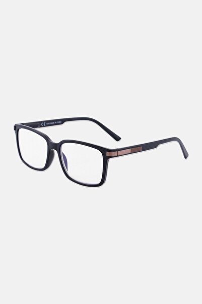 A & A Glasses Men WR-S6920S Rectangular Reading Glasses, Black