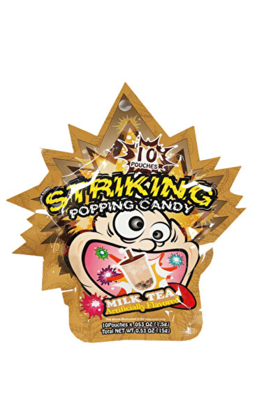 Striking حلوى البوبنج 15 جرام - شاي حليب 48 ×