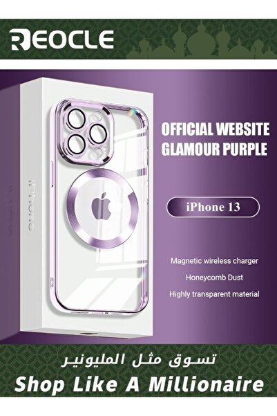 REOCLE جراب مغناطيسي لهاتف iPhone 13 جراب هاتف مغناطيسي شفاف جراب هاتف iPhone...
