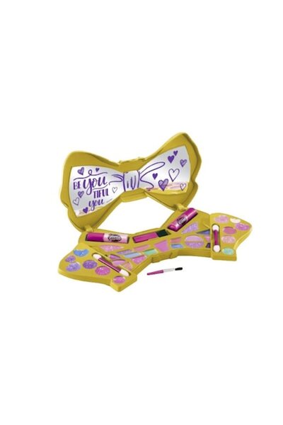 Character Options Kids Makeup Set, Shimmer N Sparkle Instaglam Bow Beautiful Compact, 7 Pieces