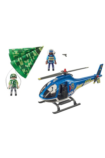Playmobil City Action, Police - Helicopter and Parachutist