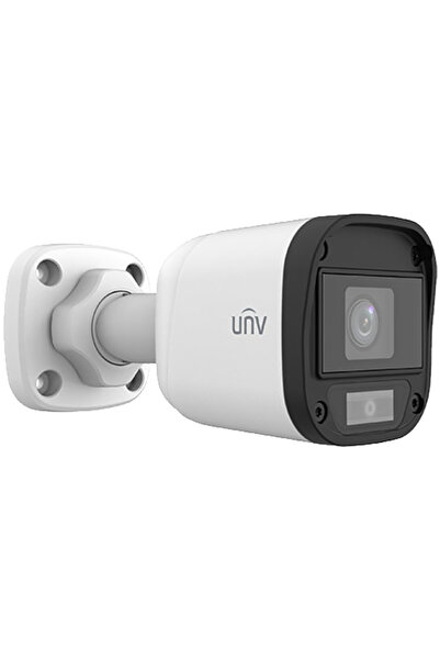 Uniview Cameră de supraveghere analogică, 5 Megapixeli, lentila 2.8mm, Lumină albă 20m, IP67, ColourHunter