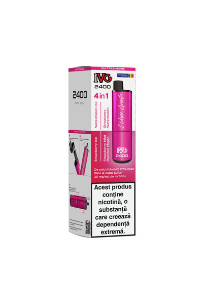 IVG 2400 Edition 4 in 1 multi flavor pink edition
