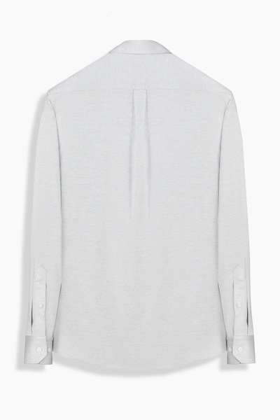 Sarar Interview Woven Fine Fabric Flexible Beige Shirt