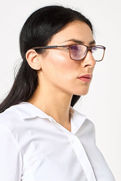 A & A Glasses Women Magnetic Square Reading Eyeglass, Mat Brown