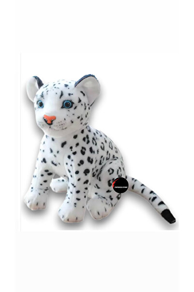 TOPROCKSTORE Sevimli Kaplan Leopar Peluş Oyuncak 30 Cm Hediyelik Uyku Arkadaşı