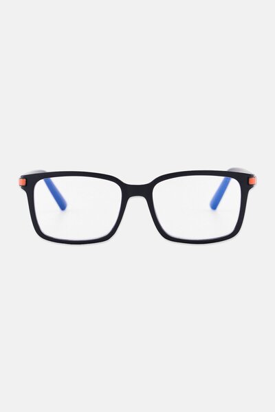 A & A Glasses Men WR-S6920S Rectangular Reading Glasses, Black