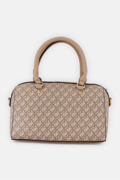 Anne Klein Women Monogram Pattern Satchel, Multicolor