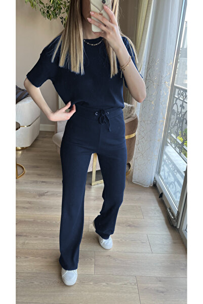 YAKAMEL SET DE PIZAMĂ FEMEI CU ȚESTURI