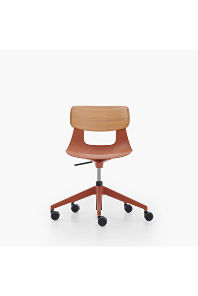 NURUS Lucrezia Ahşap Sırtlı Çalışma Sandalyesi