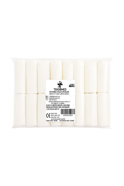 HİDROFİL SARGI BEZİ 20CM X 10 METRE 10'LU PAKET