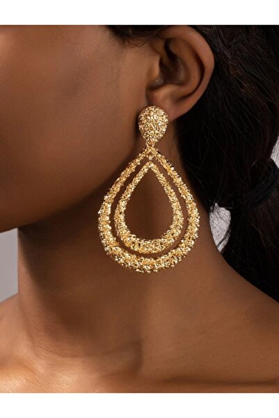 Inovius Cercei Aurii forma Picatura de Apa - 474237