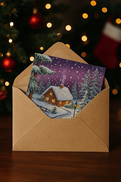 Dekals 10 قطع من مغلفات كرافت الملونة للبطاقات البريدية مقاس 13×18