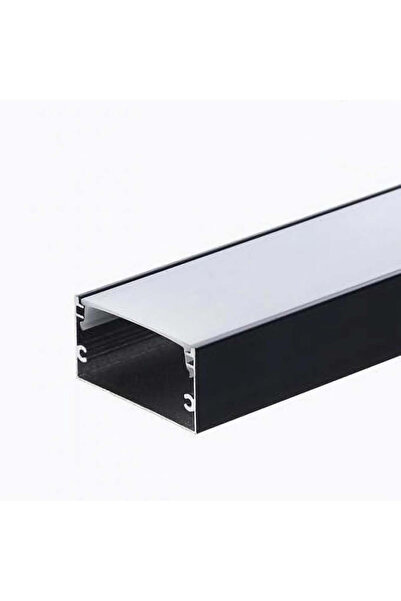 RFAN Profil LED aplicat, 20 x 10, lungime 2 m, aluminiu, negru