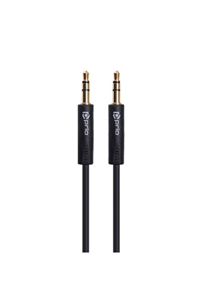 Prio Cablu audio cu mufă de 3,5 mm, negru, 1,2 m
