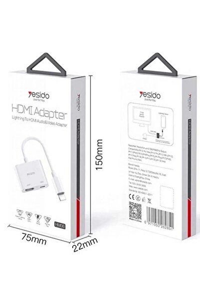 Yesido HM06 Lightning iPhone To HDMI Adapter