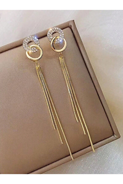 Inovius Cercei Brille, Tip Picatura cu Stras È™i Lant cu Ciucuri - 922793