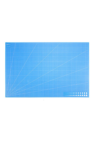 Temiz Pazar A1 Kesme Matı Patchwork - Cutting Mat - Kesim Altlığı - Kesim Tablası - 90*60cm - Mavi