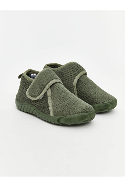 LC Waikiki Khaki Velcro Boys' Slippers