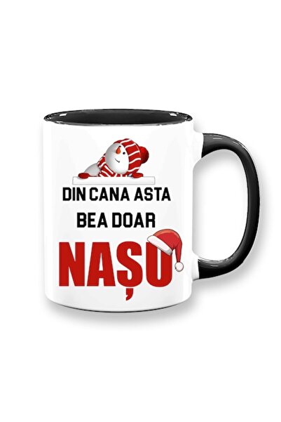 OEM Cană personalizată pentru Naș cu mesajul: „Doar Nașul bea din această can...