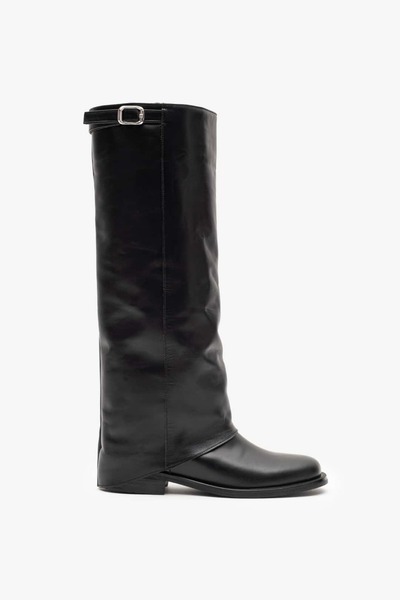 Louis Cardy Vestro Black Leather Women's Boots