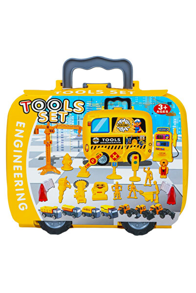 OEM Construction play set in bag, 22 pieces