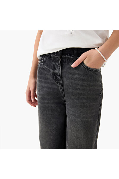 Lee Cooper Girls' Solid Jeans with Pockets