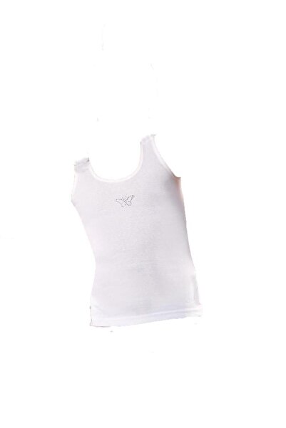 Anıt 6 komada rebraste majice za devojčice Sa kamenčićima Sa širokim bretelam...