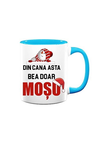 OEM Cană de Crăciun personalizată „Doar Moș Crăciun bea din această cană”, Be...
