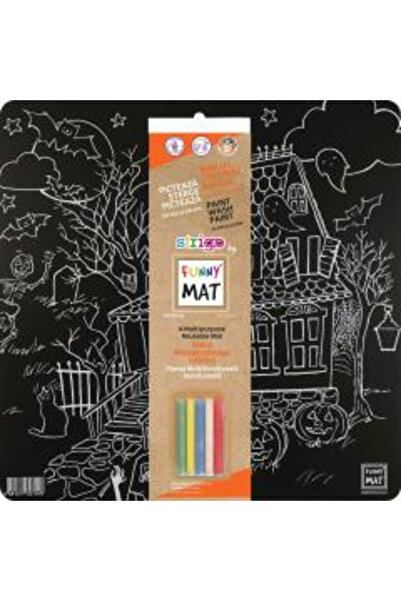 Strigo Covoraș amuzant reutilizabil negru - Casă bântuită