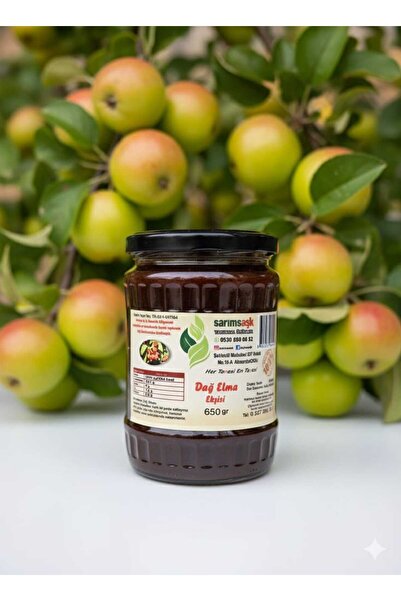 SARIMSAŞK DAĞ EKŞİ ELMA MARMELATI EV YAPIMI DOĞAL KATKISIZ 650GR
