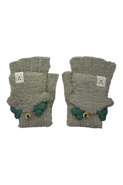 Aware Time Kitti 4-8 Years Old Girls' Knitted Gloves with Lids