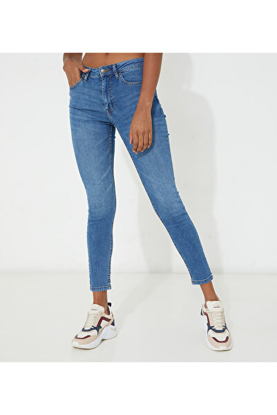 Aeropostale Med Wash Women's Aero High Rise Denim