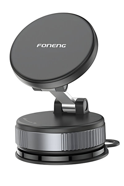 Fibaks Araç Tutucu Düz ve Pürüzsüz Tüm Yüzeylere Kuvvetli Tutunan Araç içi Telefon Tutucu Vakumlu Magsafe