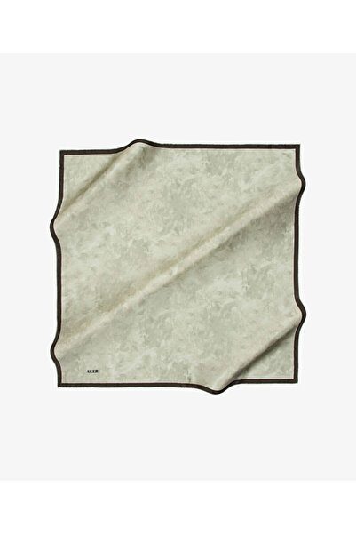 Aker Bulut Desen Saf İpek Sura Eşarp