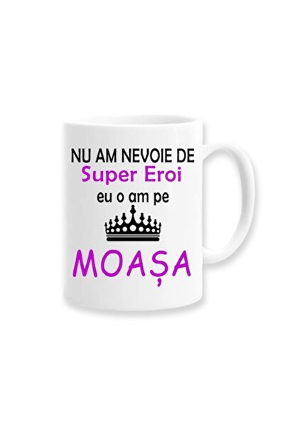 OEM Cană personalizată pentru moașă cu mesajul: „Nu am nevoie de supereroi”, ...