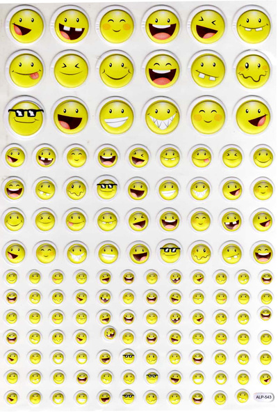 Limmy Autocolant în relief, dimensiune A4, caiet de autocolante, etichetă pen...