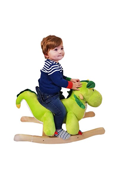 RCO Plush Dinosaur Rocking Chair with Wooden Base RCO, WJ5814