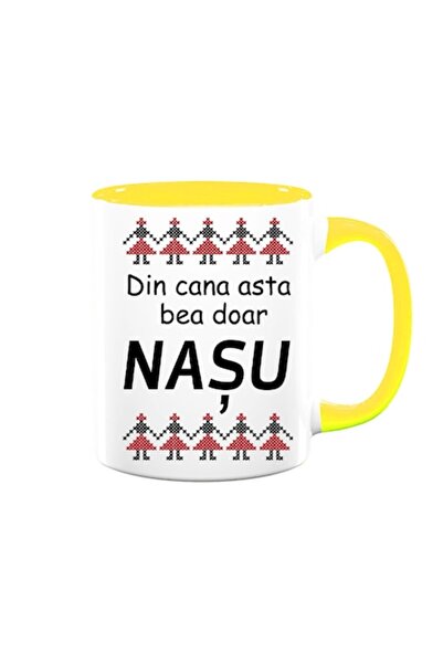 OEM Cană personalizată cu mesajul: „Doar Nașul bea din această cană”, Betapri...