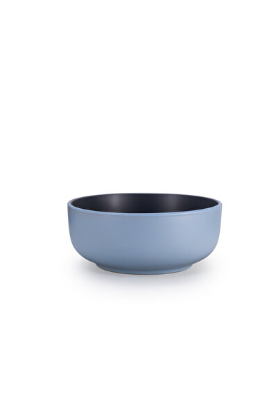 SHALLOW Nordic 12-Pc Dinner Set, Blue, 4 × 10.5” Plates, 4 × 7.5” Side Plates & 4 × 5.5” Deep Bowls