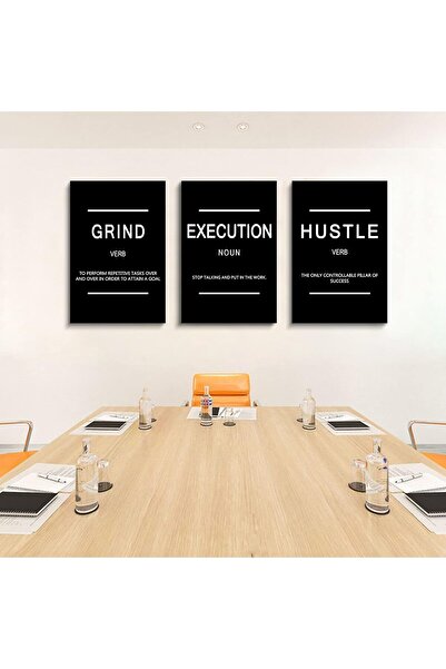 BPA لوحة فنية جدارية مؤطرة من القماش تحمل اقتباسات نجاح، لوحة فنية جدارية للمكتب، ملصق أسود كبير، تحفيزي إيجابي