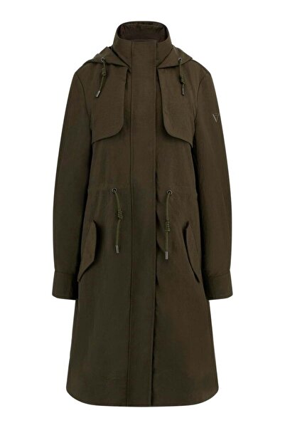 Guess Women's Parka Jacket Khaki