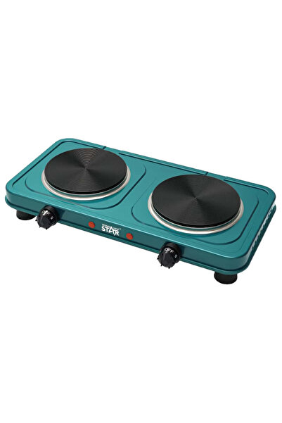 WINNINGSTAR Electric Double Burner Hot Plate Stove (ST-9638) 1000W with 5-Lev...